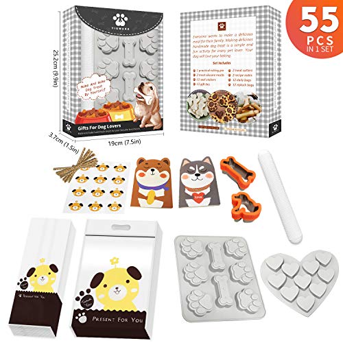 YIGWANG Dog Bone Cookie Cutter, Dog Cookie Cutters for Treats and Dog Treat