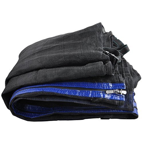 ULTRAPOWER SPORTS Trampoline 12Ft Replacement Safety Enclousure Net for 3 Arched Supports or 6 Straight Poles Round Frame Trampolines (Net Only) …