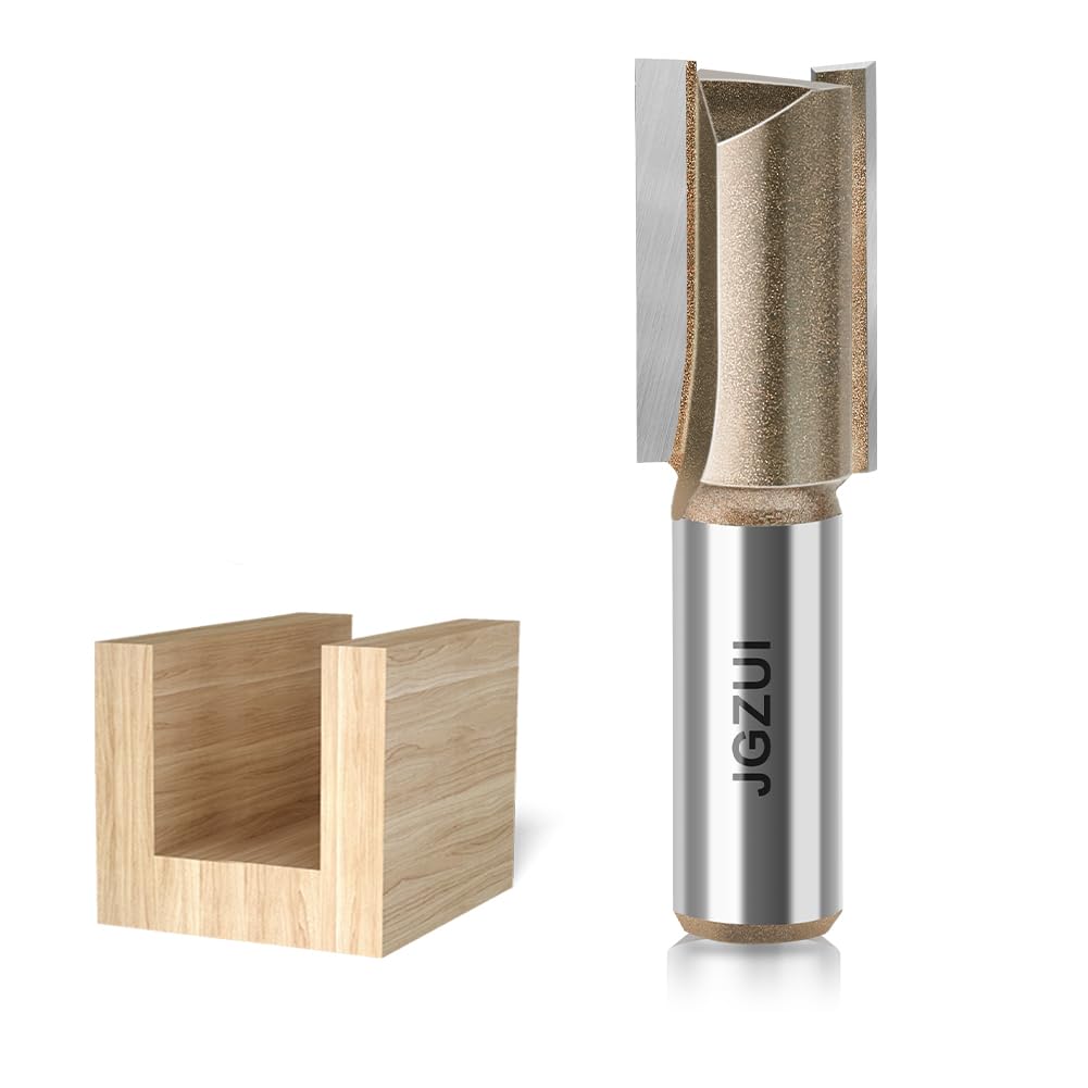 Router Bit Set for Woodworking, 1/2" Shank, Slotted Diameter 0.71inch，Straight Flush Trim Bits, Professional Quality,Complete in Specifications