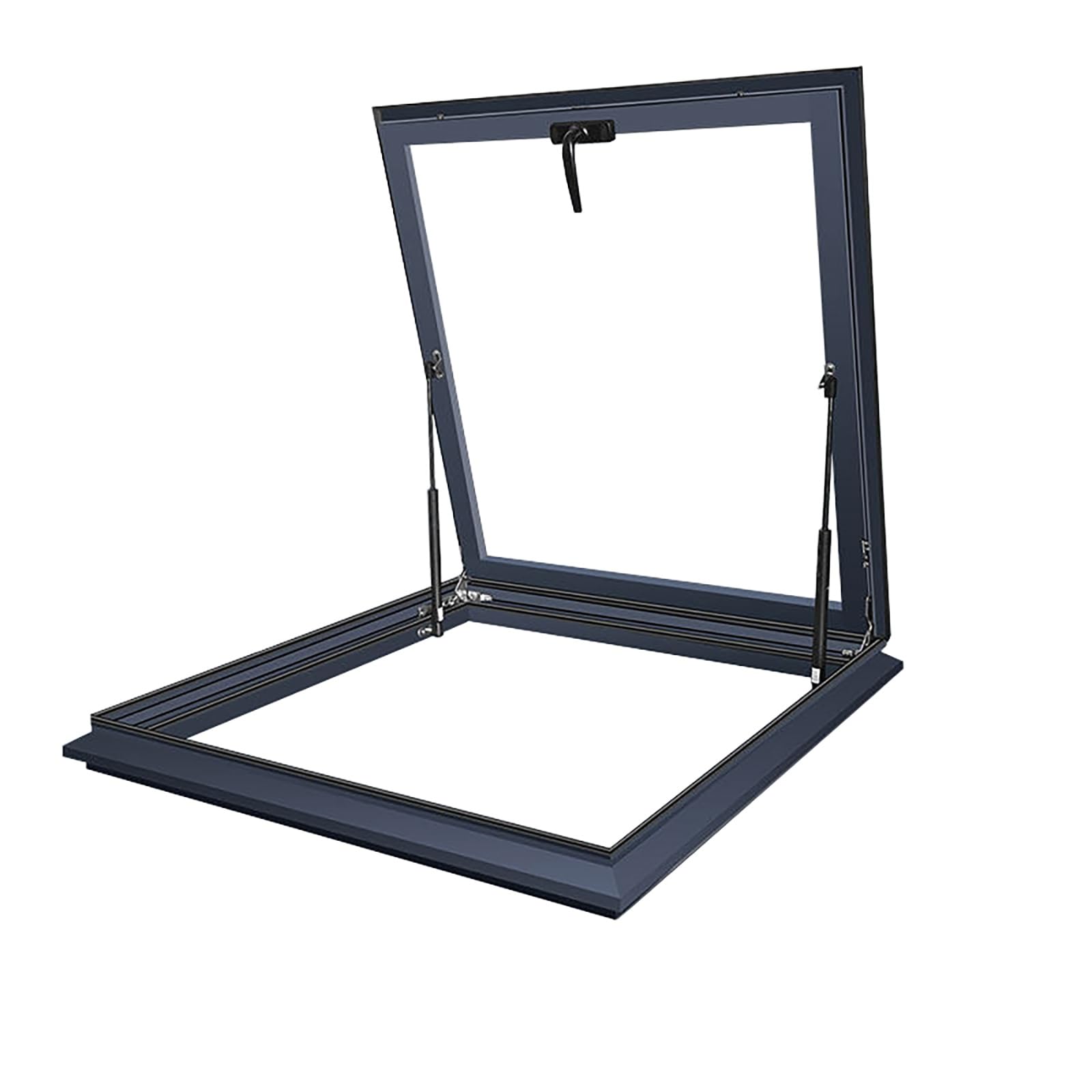 Faxjru One Color Manual Skylight Window With Double Tempered Glass(75X85cm/29.5X33.5in)