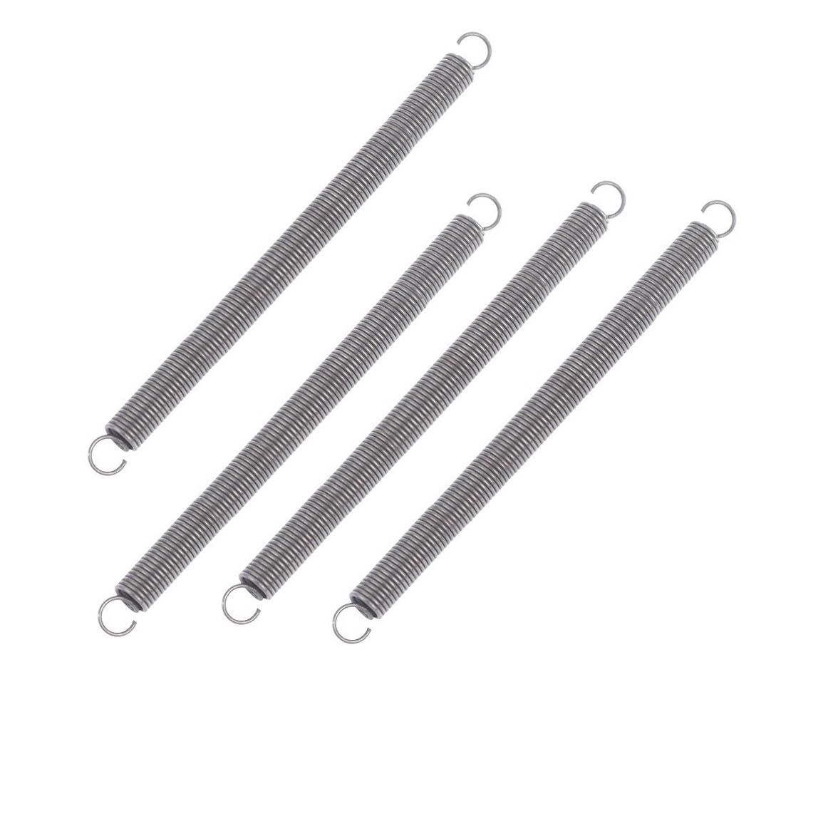4 Stücke 304 Edelstahl Spannfeder Zugfeder Mit Haken 300mm, Durchmesser 0,4mm, Außendurchmesser 4mm 4 Stücke 304 Edelstahl Spannfeder Zugfeder Mit Haken 300mm, Durchmesser 0,4mm, Außendurchmesser 4mm