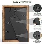 4x6 Picture Frames Photo Display for Tabletop Display Wall Mount Solid Wood High Definition Glass Photo Frame Pack of 2 - Image 5