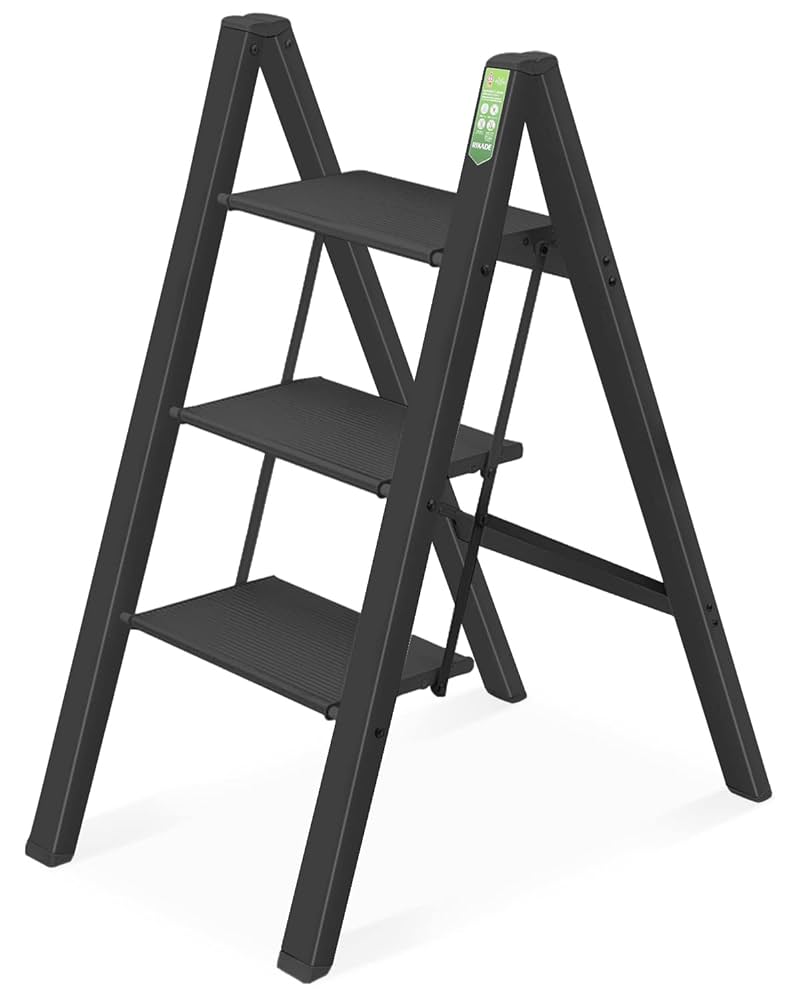 アルミ 踏み台 脚立 軽量 折りたたみ ステップスツール滑り止め付き ステップ台 Amazon.co.jp: RIKADE アルミ 踏み台 脚立 軽量 折りたたみ