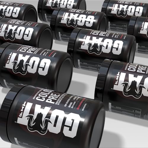 Image of Colossal Pre | PreWorkout Powder (Strawberry Kiwi 180gm 15 Servings) 200mg Caffeine 3.5g Beta-Alanine 3g Citrulline 1.5g Arginine 1g Creatine with Himalayan Pink Salt