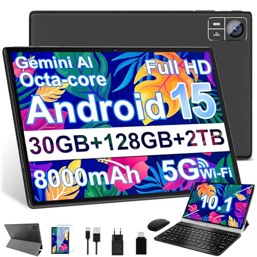 2026 Neuestes Android 15 Tablet 【30 GB RAM + 128 GB...