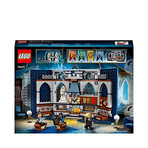 76411 Harry Potter Stendardo della Casa Corvonero da Parete, Sala Comune del Castello di Hogwarts con Luna Lovegood, Giochi da Viaggio da Collezione - Lego - Immagine 7