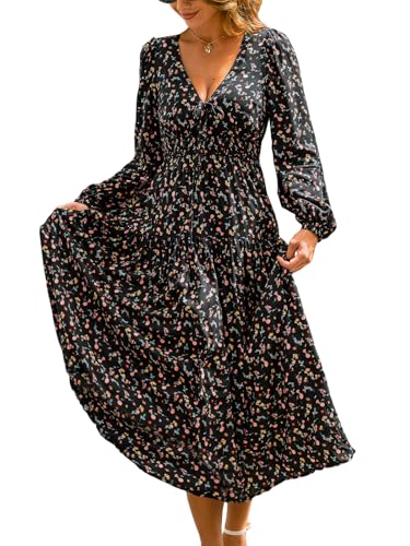 CUPSHE Maxi abito da donna con scollo a V