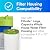 Filtrete Large Capacity Whole House Grooved Replacement Water Filter 4WH-HDGR-F01, 1-Pack, for use with 3WH-HD-S01 System