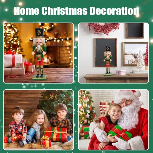Figurines Casse-Noisettes en bois pour décoration de table de fête de Noël - 5