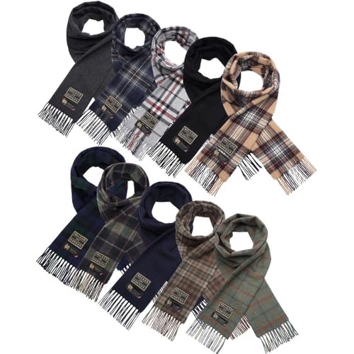 Walker and Hawkes - Unisex 100% Lambs Wool Chaderton Scarf3