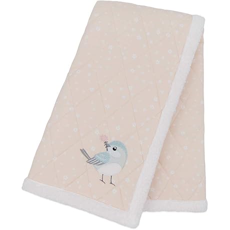 100% Cotton Baby Stroller Blanket - Ava Birds by living textiles