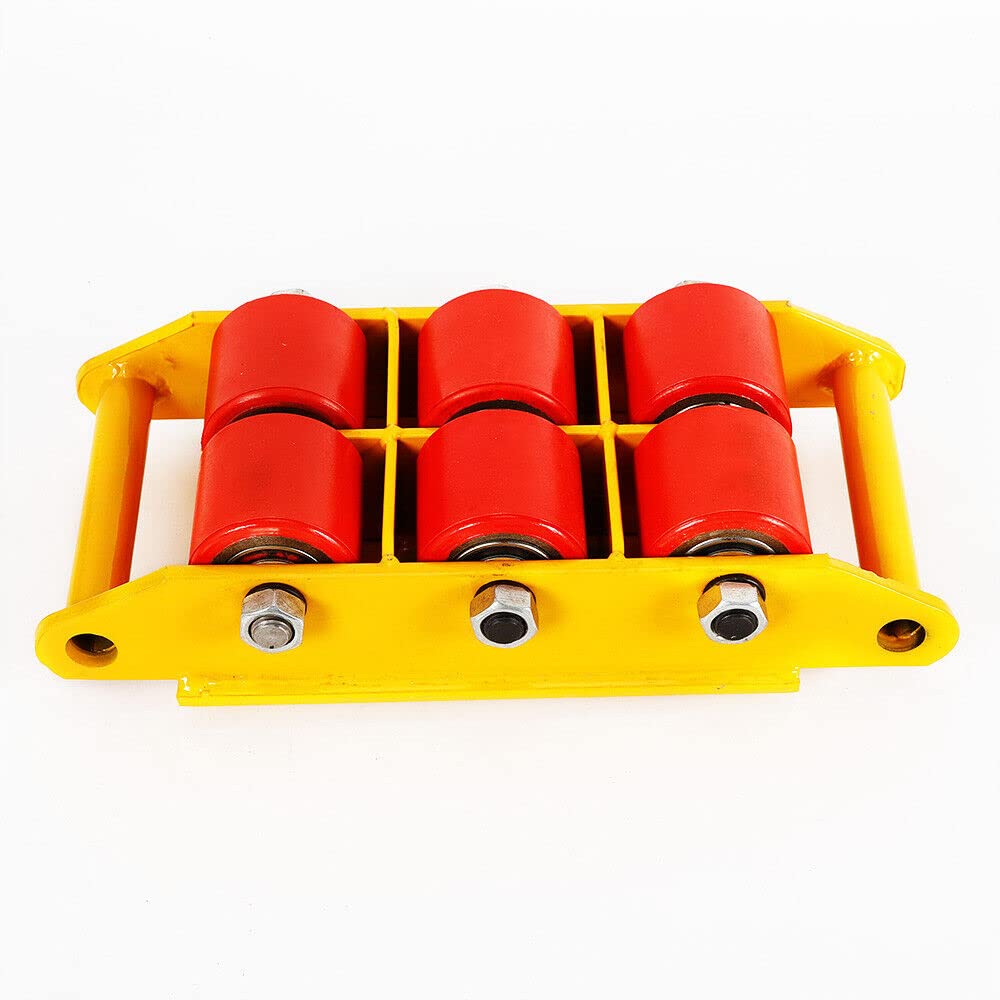 8T Transportroller Möbelroller 360° Drehung Möbeltransportroller Schwerlast Schwerlastrollen Schwere Rollschuhwalze,Hilfsmittel für den Transport Geeignet für Haushalte, Logistik und Fabriken
