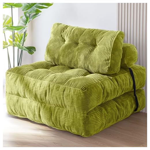 MAXYOYO Foldable Sofa Bed with Pillow