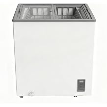 5.1 Cu. Ft. Commercial Ice Cream Display Freezer, Ancient White
