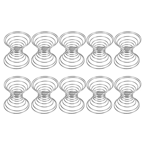 10 Pcs Stainless Steel Spring Ball Protein Powder Stirrer Bottle Mixer Drink Drink Whisk Wire Whisk Tea Stirring Balls Kitchen Utensils Formula Steel Wire