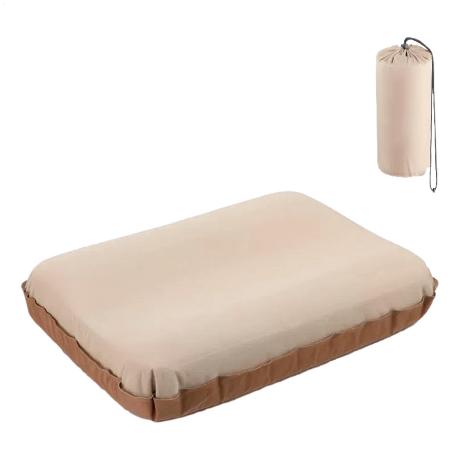 Coussins de camping – Coussin de | Oreiller confortable – Auto-gonflant 3D | haute élasticité soutien portable design compact parfait pour les aventures en plein air et les voyages pour le