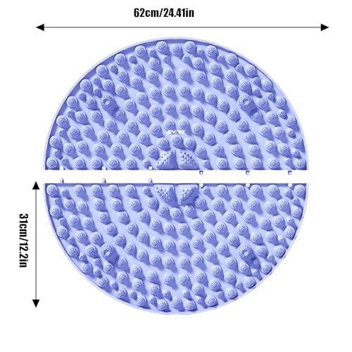 Tapis de massage des pieds ergonomique et demi-lune pour relaxation à la maison