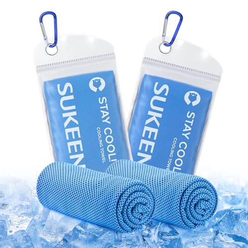 Sukeen Cooling Towel, 40"x12" Cooling Towels for Men Women Quick Dry Ice Towel for Outdoor Work Gym, Camping, Travel, Sweat