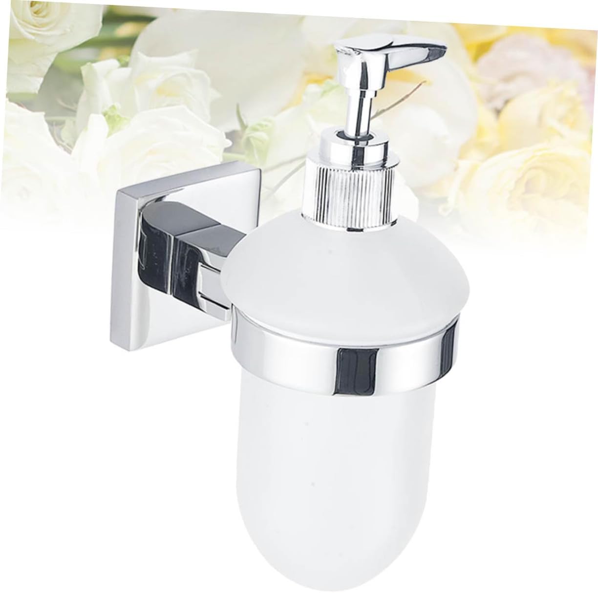 1pc Bathroom Must Haves Wall Mounted Liquid Soap Dispenser Pump Bottle Stainless Steel Bottle Soap
