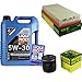 Produktbild QR-PARTS 69361636 Filter Set Inspektionspaket 5 Liter Liqui Moly Motoröl Longtime High Tech 5W-30 MANN-FILTER Luftfilter Ölfilter