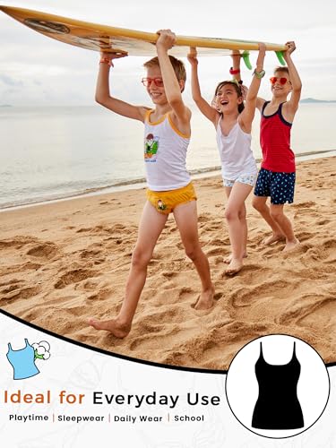 Image of BODYCARE Cotton Pure Cotton Multicolor Vest 100% Regular Fit, for Girls