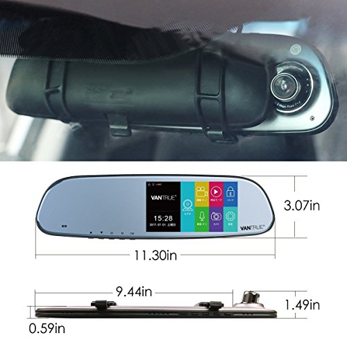 Vantrue N3 Dash Cam e Caricabatteria per
