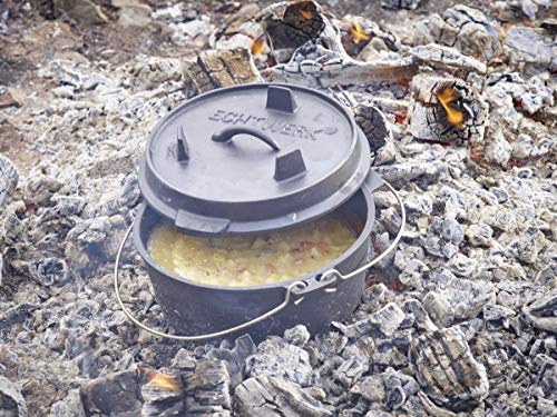 Dutch Oven Echtwerk Gusseisen Kochtopf 4,9 Liter für BBQ