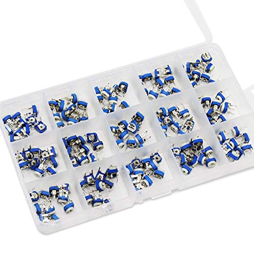 Capacitores eletrolíticos ajustáveis ​​Kit in a box Kit eletrônico DIY Kit de ajuste fino horizontal