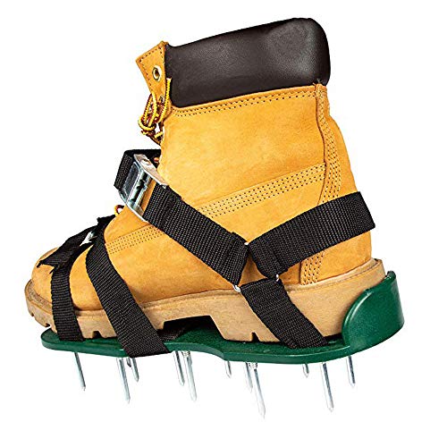 LANGYINH Garden Lawn Aerator Shoes,Lawn Aerator Spike Shoes,Ready for aerating Your Yard,Lawn,Roots & Grass,One Size Fits All