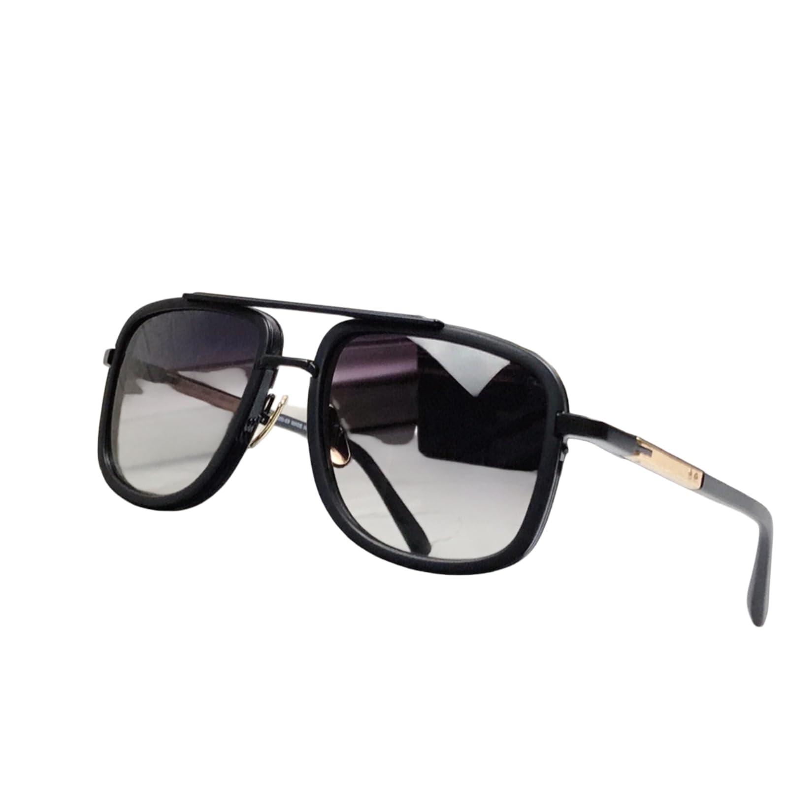 Lunettes de Soleil Lunettes, polarisées Carrées Luxe pour Hommes Femmes, Cadre Acétate Gradient Uv400, Voyage, Affaires, Vacances À La Plage-4