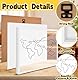 3D Bilderrahmen zum Befüllen 30x30cm, Reise Abenteuer Archivbox, 3D Objektrahmen Tiefer 5cm, Tiefer Rahmen für Wand & Desktop, 3D Rahmen für Objekte, Blumen, Hochzeitsstrauß oder Erinnerungsstücke