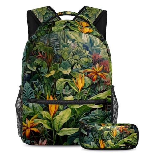 Sac à dos de grande capacité pour soulager le dos des étudiants avec sa trousse assortie