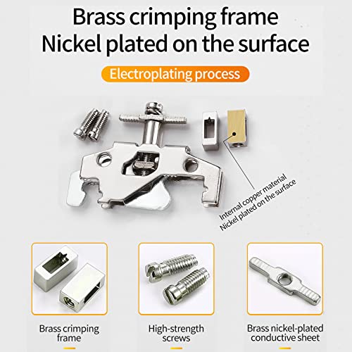 Erayco Uslkg2.5N Din Rail Mounted Ground Circuit Connection Terminal Block, 600V 20A, 24-12 Awg, Screw Clamp (Pack Of 20) #TOP3