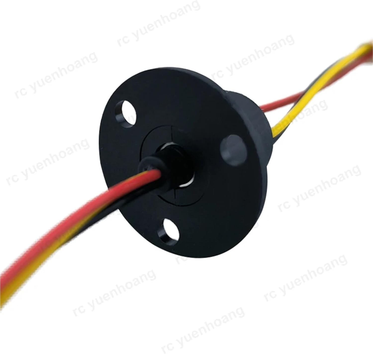 1PCS 3CH 2A Micro Mini Conductive Slipring Dia 12.4mm Unlimited Rotation Joint Connector Collector Ring with Flange