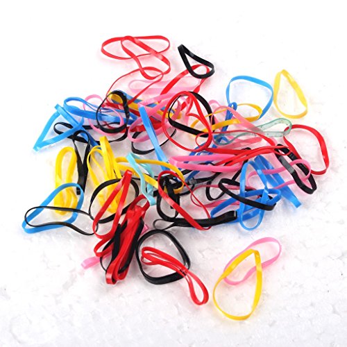 Ulike2 10 packs Rubber Hairband Rope Ponytail Holder Elastic Hair Band Ties Braids cheap hair bands