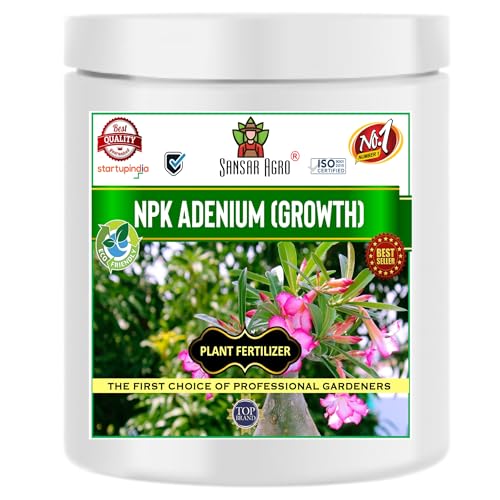 Sansar Agro® NPK for Adenium Growth (200 gm), Essential NPK Fertilizer for fast Growth and a Healthy Adenium Plant.