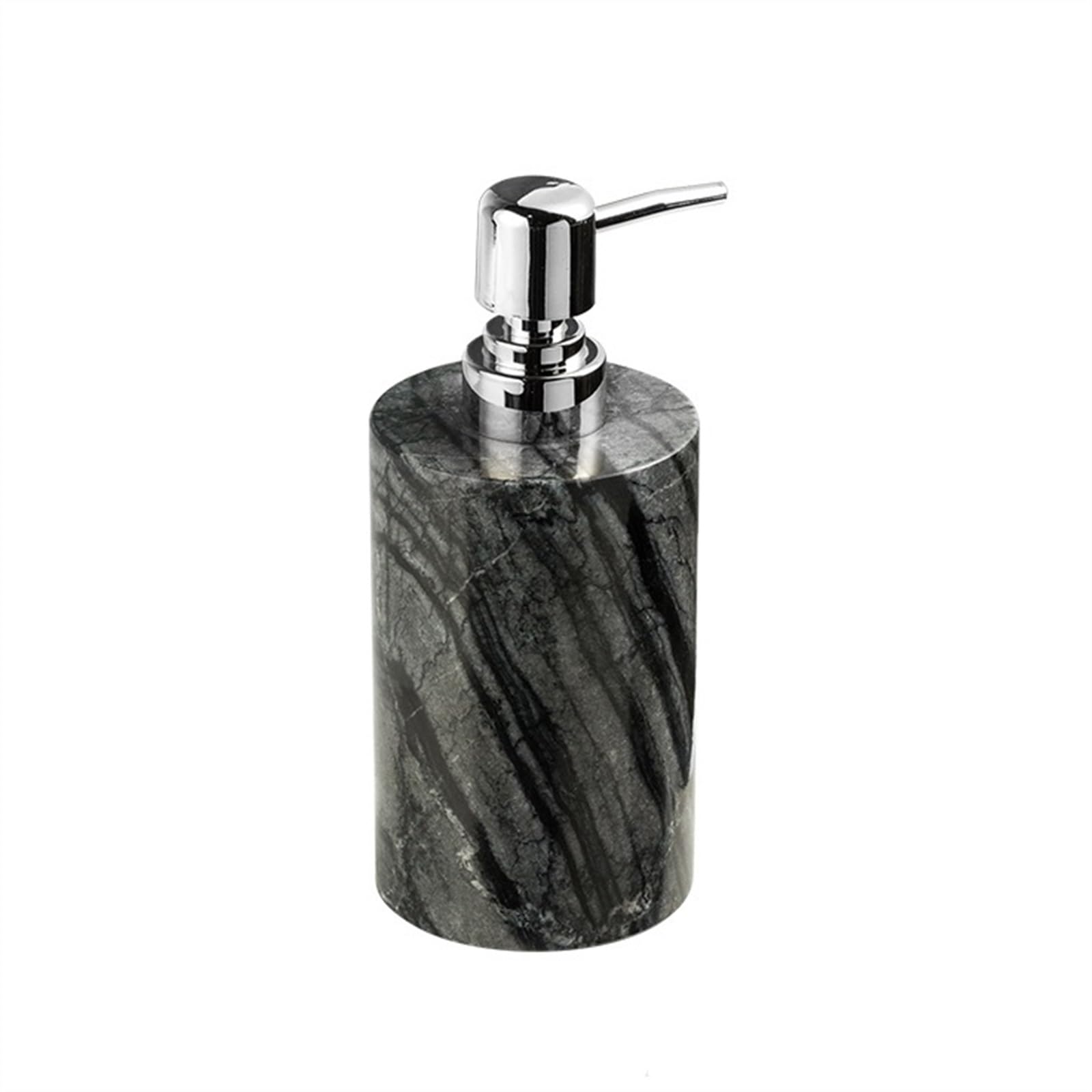 Cyairong-22 Black Soap Dispenser Countertop Lotion Push-Pump Bottle Marble Shampoo Hand Sanitizer Dispenser, 4.4Oz/130Ml(Black)