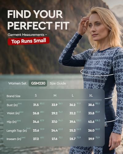 Image of MERINNOVATION Merino Wool Base Layer Set for Women 100% Merino Wool Thermal Underwear Sets Lite - Midweight Top Tank Bottom