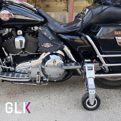GLK | Motorcycle Landing Gear | for Harley Ultra Limited (2009~) | Titanium Chrome