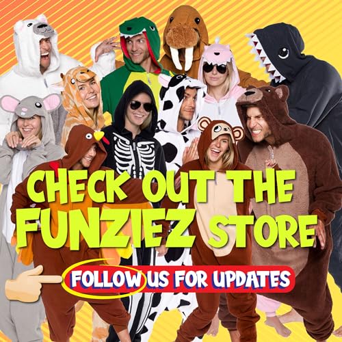 image for Funziez! Adult Onesie Halloween Costume - Animal Dinosaur Shark - Unis