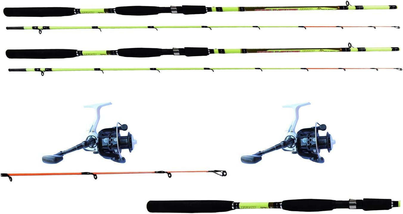 Kit Carpfishing 2 Canne 2 Mulinelli 2 Segnalatori 1 Pod Kit Carpfishing 2 Canne 2 Mulinelli 2 Segnalatori 1 Pod