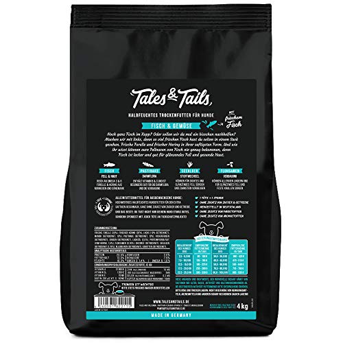Tales & Tails – Fisch Kopp? Softes Trockenfutter 3X 4 kg