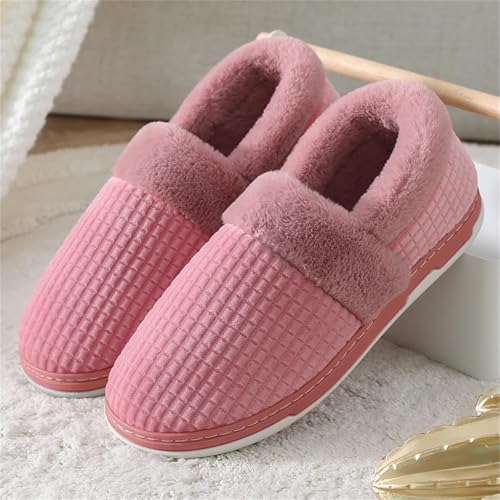 Cliont Ladies House Slippers Memory Foam Slippers for Women men Comfortable Warm Cosy Non Slip4