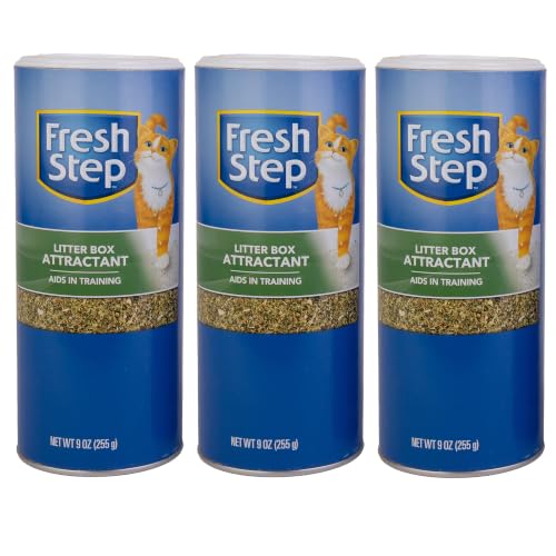 Fresh Step Cat Litter Box Training Attractant Powder, 9 Oz Bottle, 3-Pack | All-natural powder, litter box training aid, cats and kittens, attractant formula - image 1
