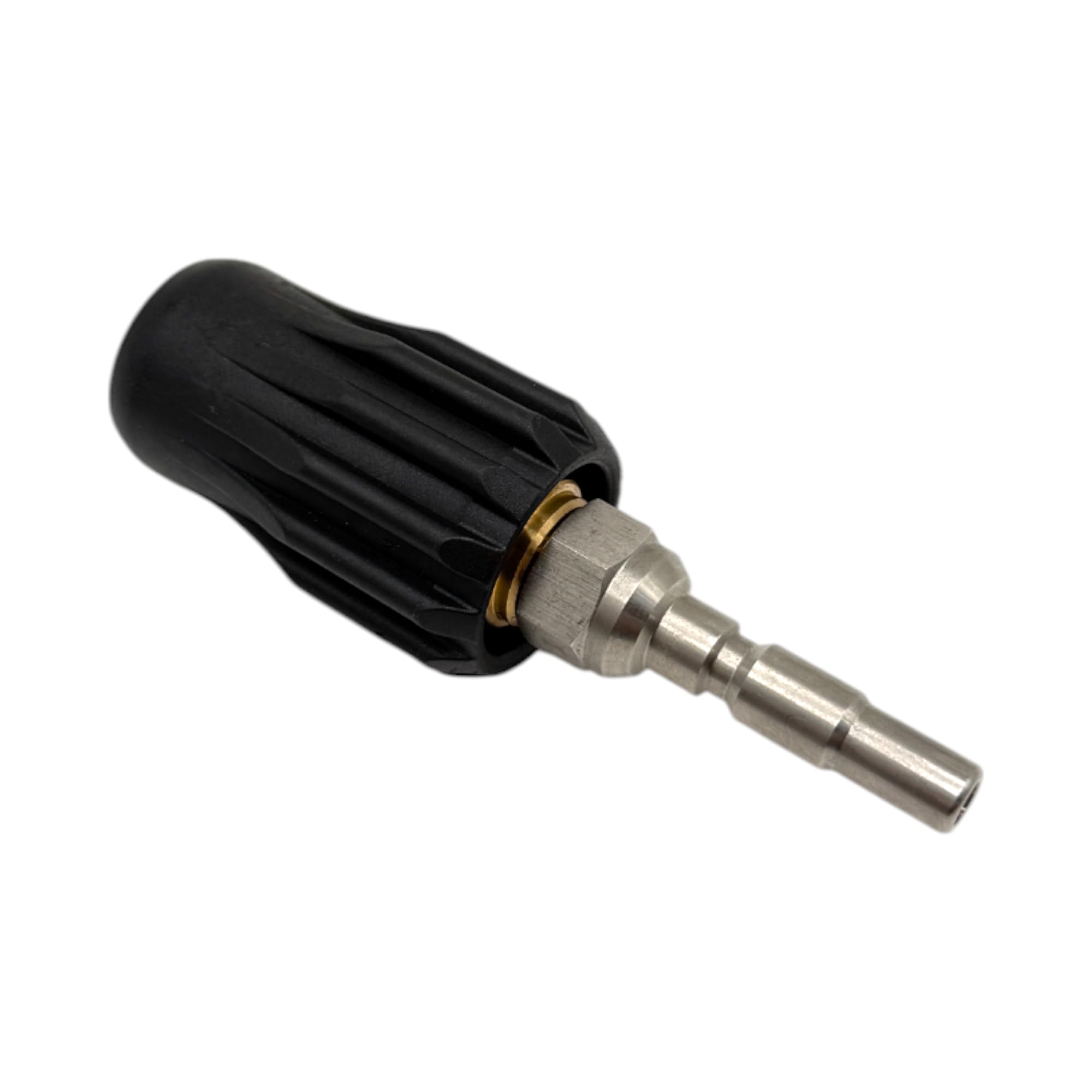 Adapter für Kränzle K 1050 D10 auf D12 Stecksystem | Schnellkupplung Übergang für Kränzle Hobby zu Profi Serie | Kompatibel mit K 1050 P TS T XA15 XA17 | Messing Adapter für Hochdruckreiniger Zubehör