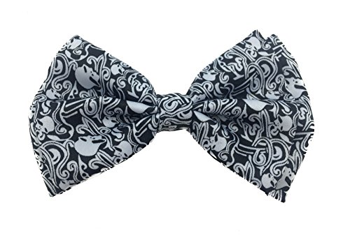 Halloween White Skull Classic BowTie Neckwear Adjustable