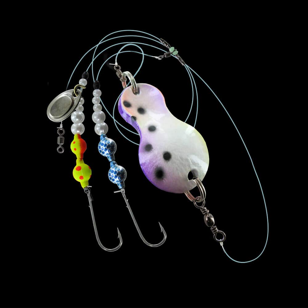 Jenzi Buttt Spoon Assembled 110 cm UV White Purple 100, Purple,White, 100G