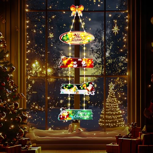 YISKY Weihnachtsdekoration, Weihnachtsdeko Beleuchtung,...