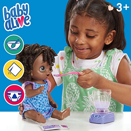 Baby Alive E6945FF1 Magical Mixer Baby Doll Blueberry Blast thumb #1