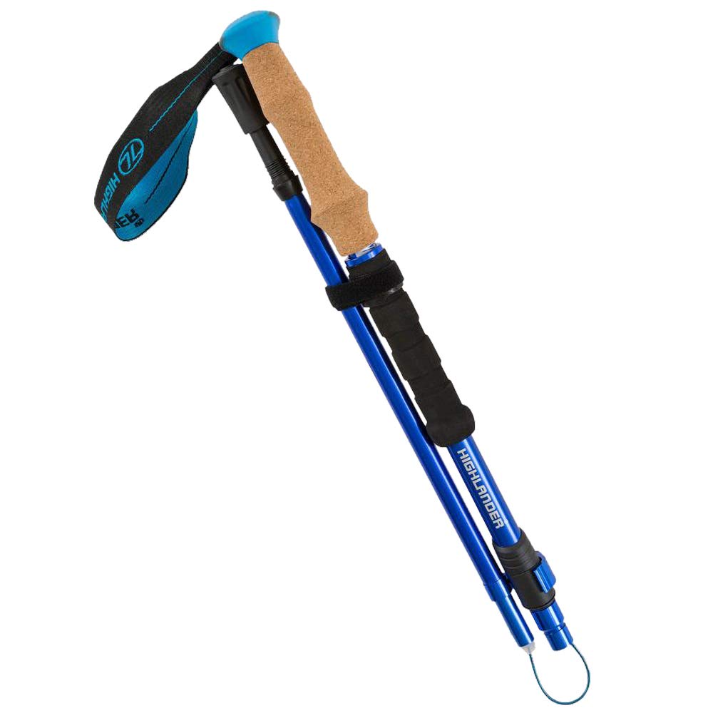 Highlander Unisex Adult kijki do chodzenia Lite (Single), niebieskie z czarnym, rozmiar uniwersalny